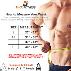 7mm Thick Tapered Workout Belt - TotalProFitness